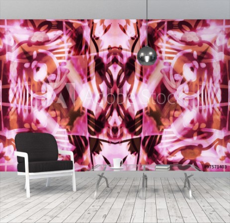 Afbeeldingen van Pink graffiti pattern background